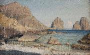 Albert Hertel Capri oil painting reproduction